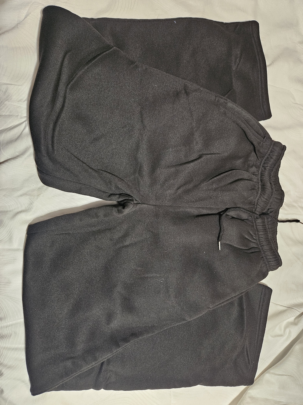 Men's Black Fleece Joggers - Casual Sweatpants